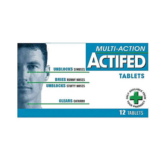 Actifed Multi-Action - 12 Tablets