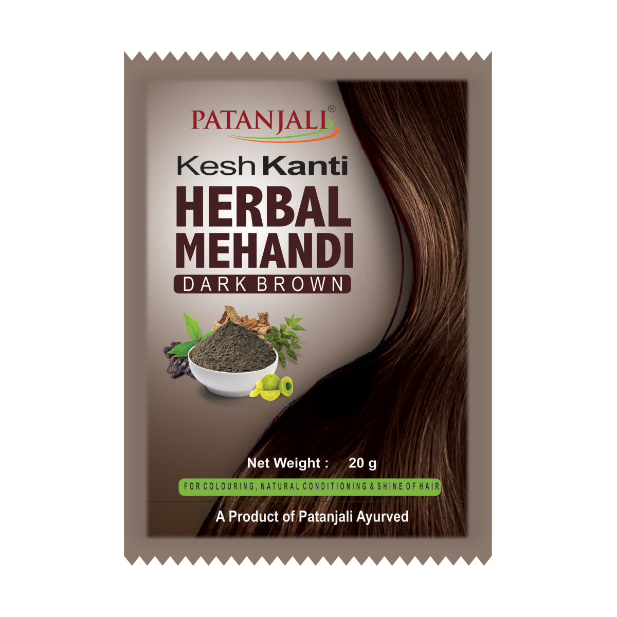 Patanjali Kesh Kanti Herbal Mehandi Dark Brown