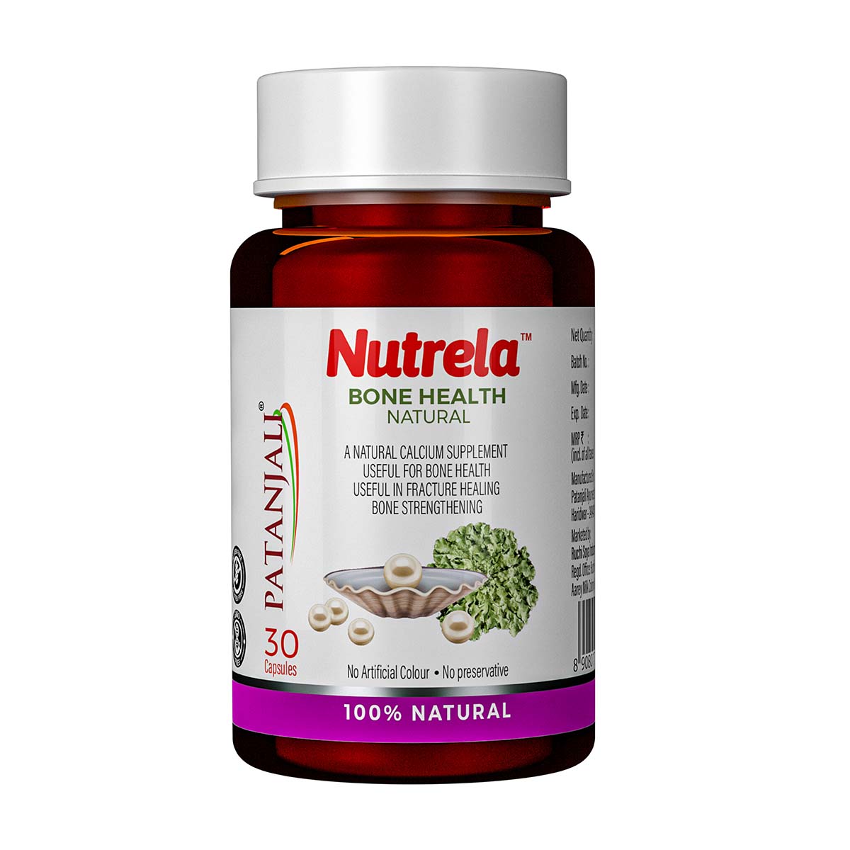 Patanjali Nutrela Bone Health Natural Capsules