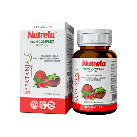 Patanjali Nutrela Iron Complex Natural Capsules