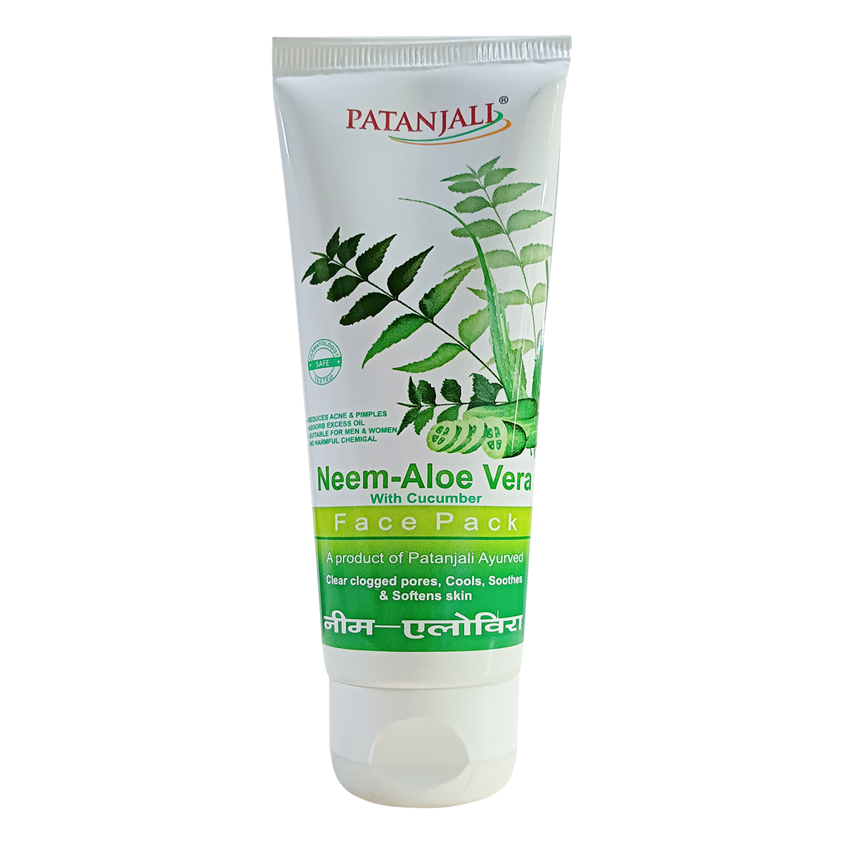 Patanjali Aloevera Neem Cucumber Face Pack