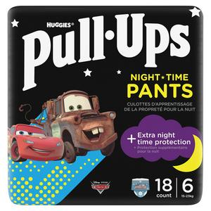 Huggies Pull Ups Trainers - Boy 2-4 Years Night 18s