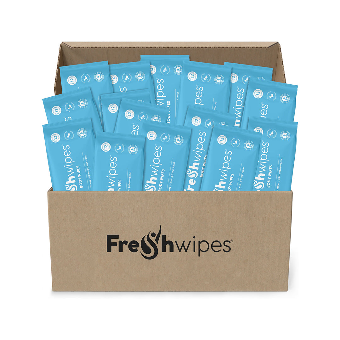 Coconut FreshWipes Antibacterial/Biodegradable Body Wipes