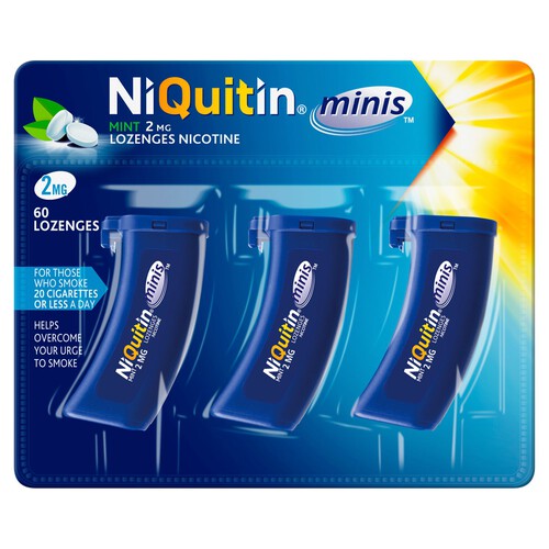 NiQuitin Minimint 2mg 60 Lozenges