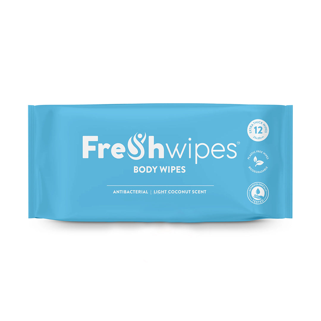 Coconut FreshWipes Antibacterial/Biodegradable Body Wipes