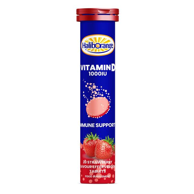 Haliborange Vitamin D Strawberry Effervescent Pack of 20