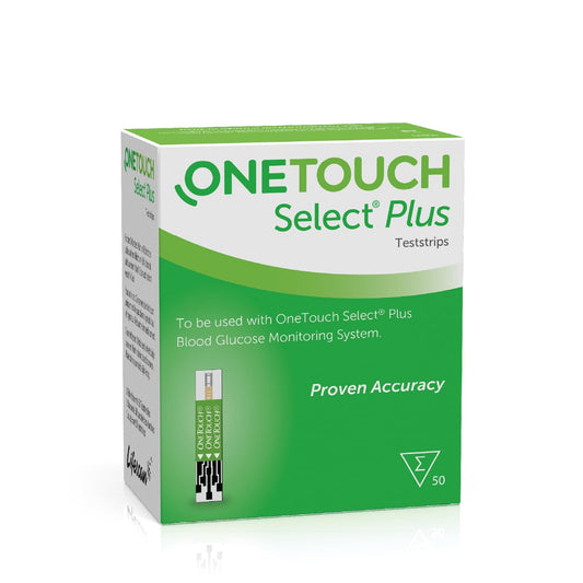 OneTouch Select Plus Diabetic Test Strips - 50 Strips