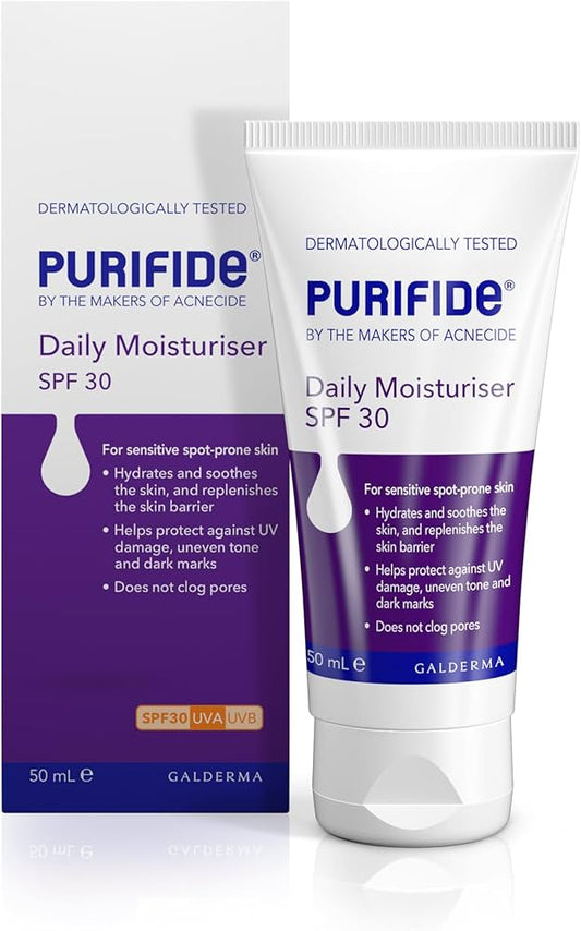 Purifide Acnecide Daily Moisturiser SPF30 - 50ml