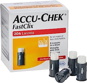 Accu-Chek Fastclix 204 Lancets