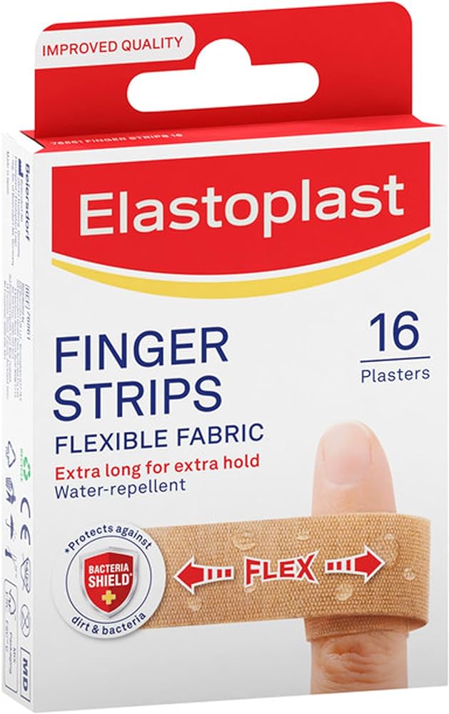 Elastoplast Finger Strips Extra Flexible Fabric 16 Strips – Vision Pharmacy