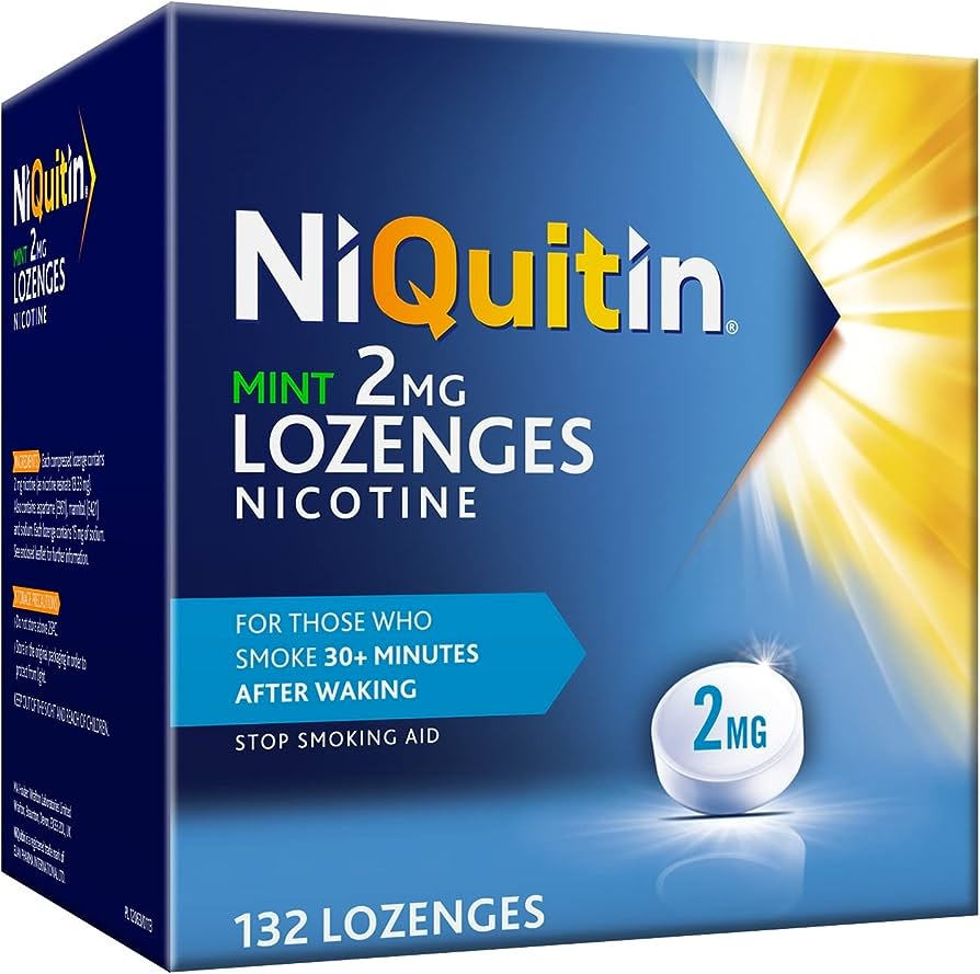 NiQuitin Lozenges 2mg Mint 