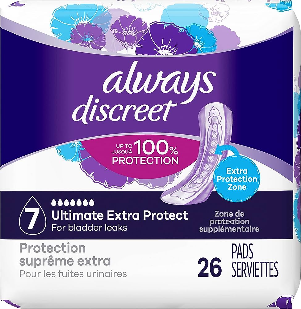 Always Discreet Incontinence Pads 26 Pads