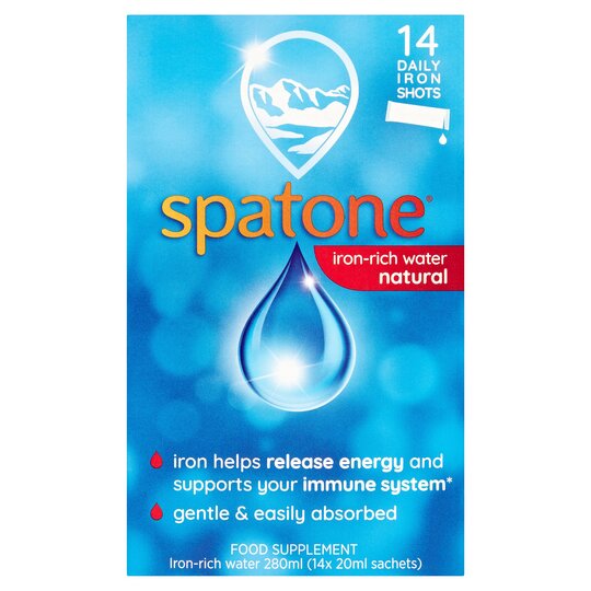 Spatone Iron Rich Water 14 daily iron sachets