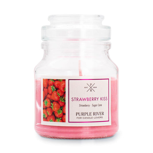 Purple River Strawberry Kiss Scented Candle