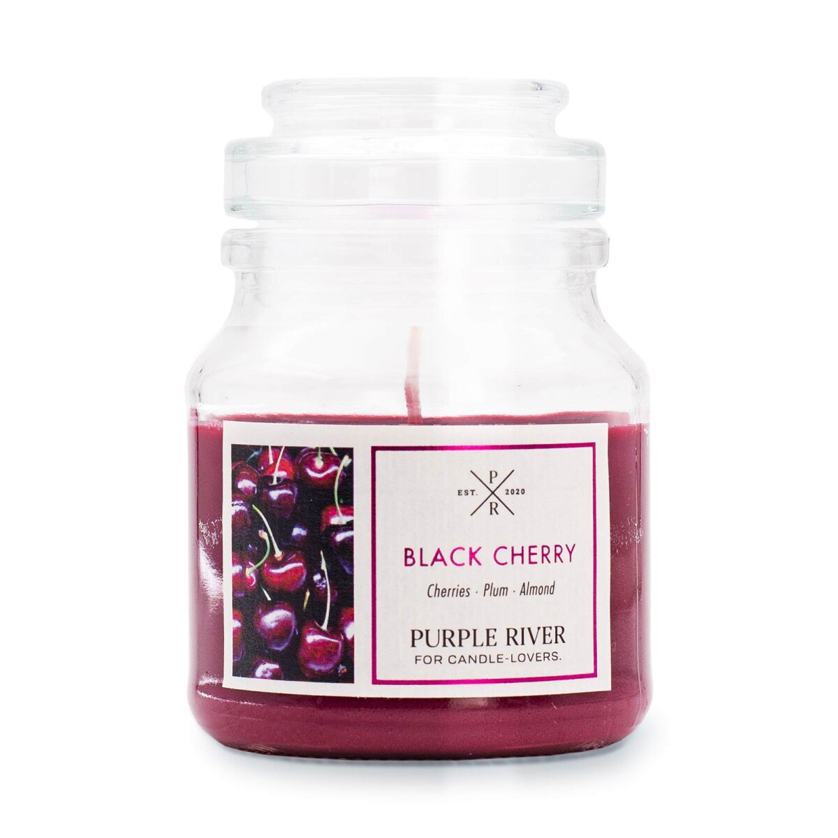 Purple River Black Cherry Scented Candle