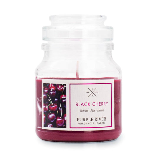 Purple River Black Cherry Scented Candle