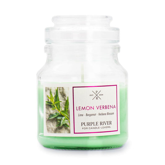 Purple River Lemon Verbena Scented Candle