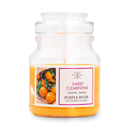 Purple River Sweet Clementine Scented Candle