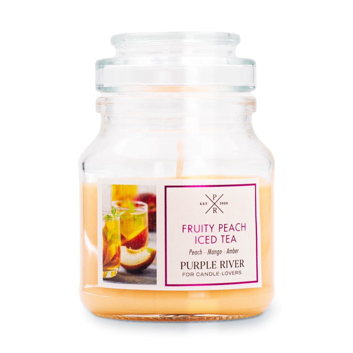 Purple River Fruity Peach Iced Tea Scented Candle