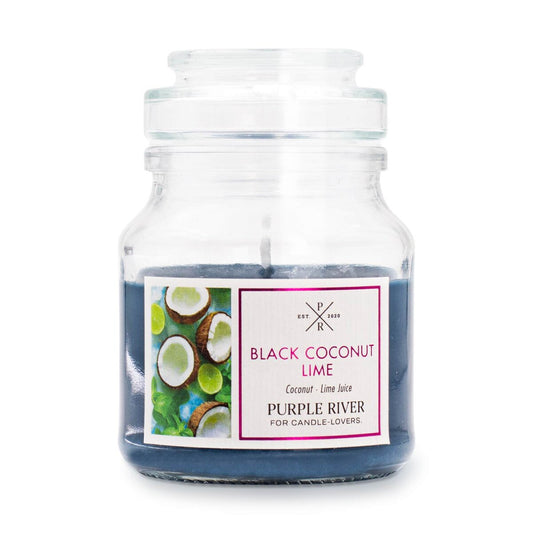 Purple River Black Coconut Lime Scented Candle