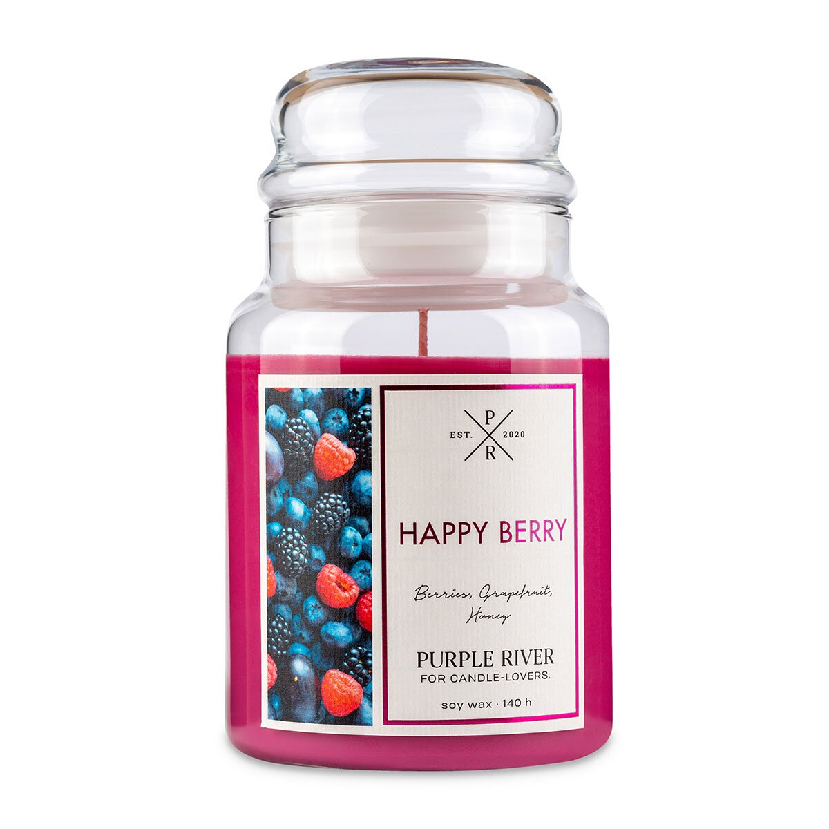 Purple River Happy Berry Scented Candle