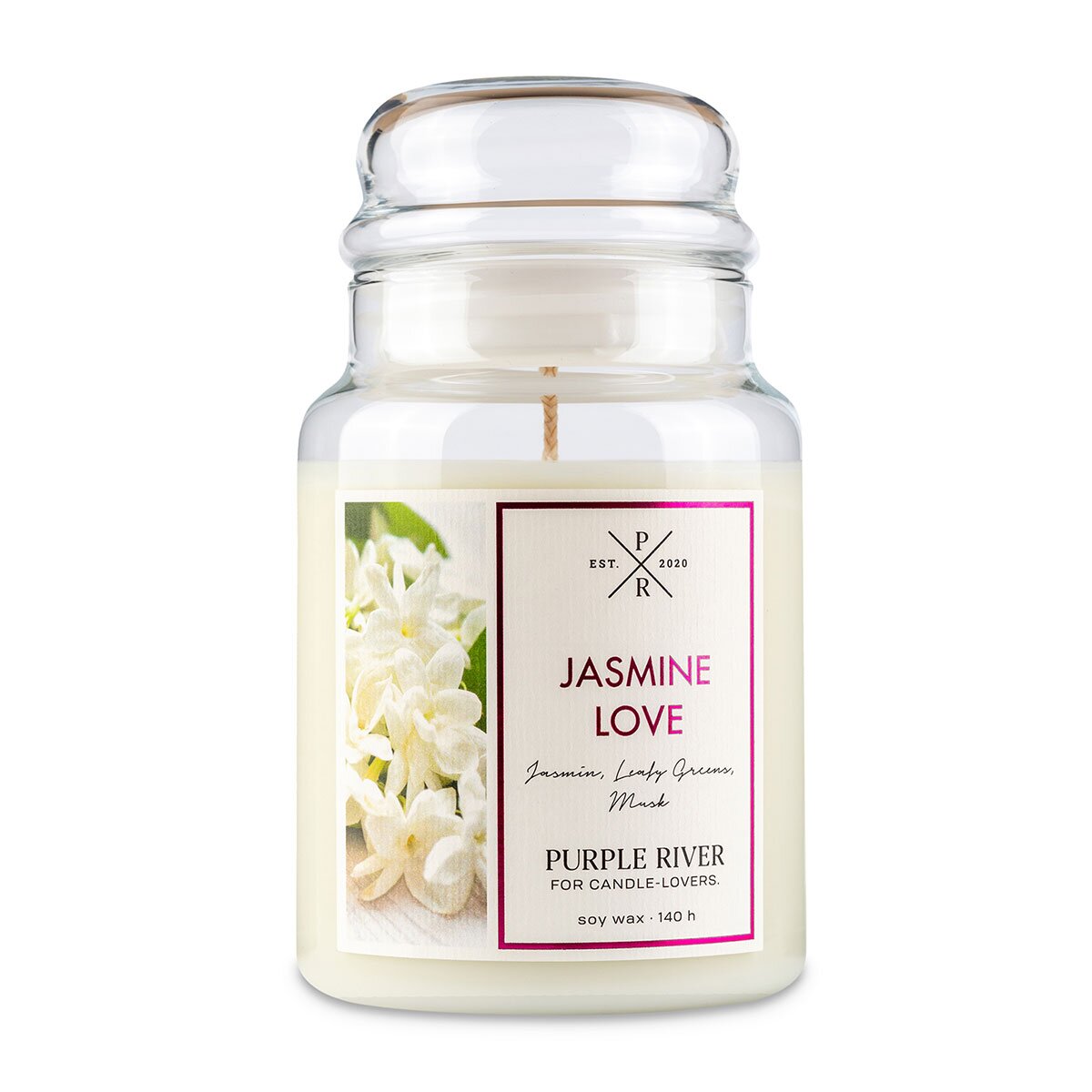 Purple River Jasmine Love Scented Candle