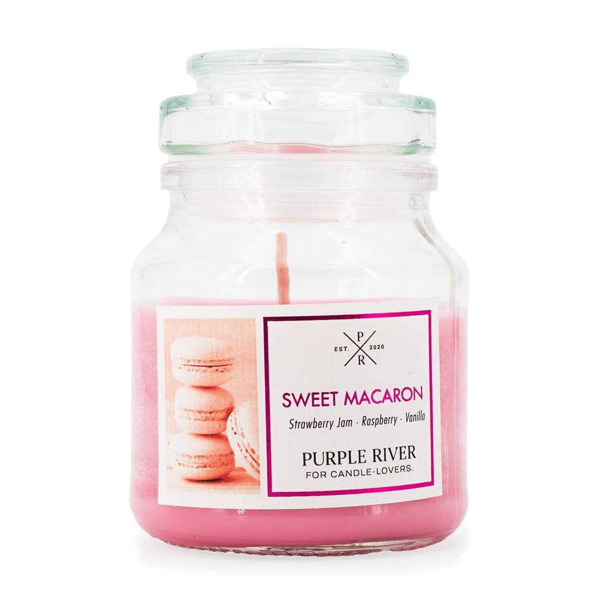 Purple River Sweet Macaron Scented Candle