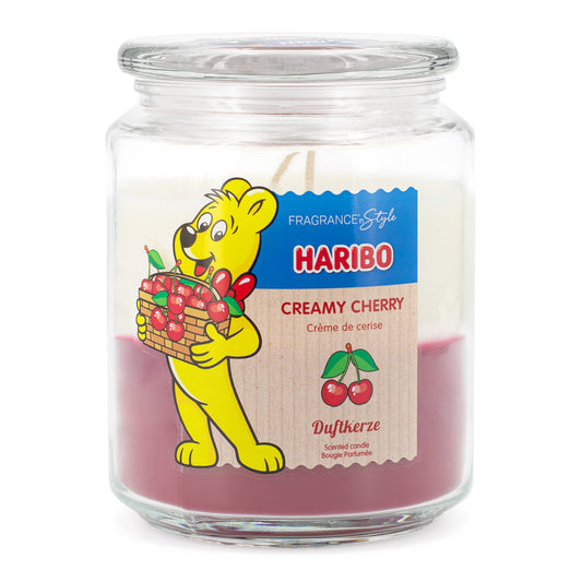 Haribo Scented Candle Creamy Cherry 510g