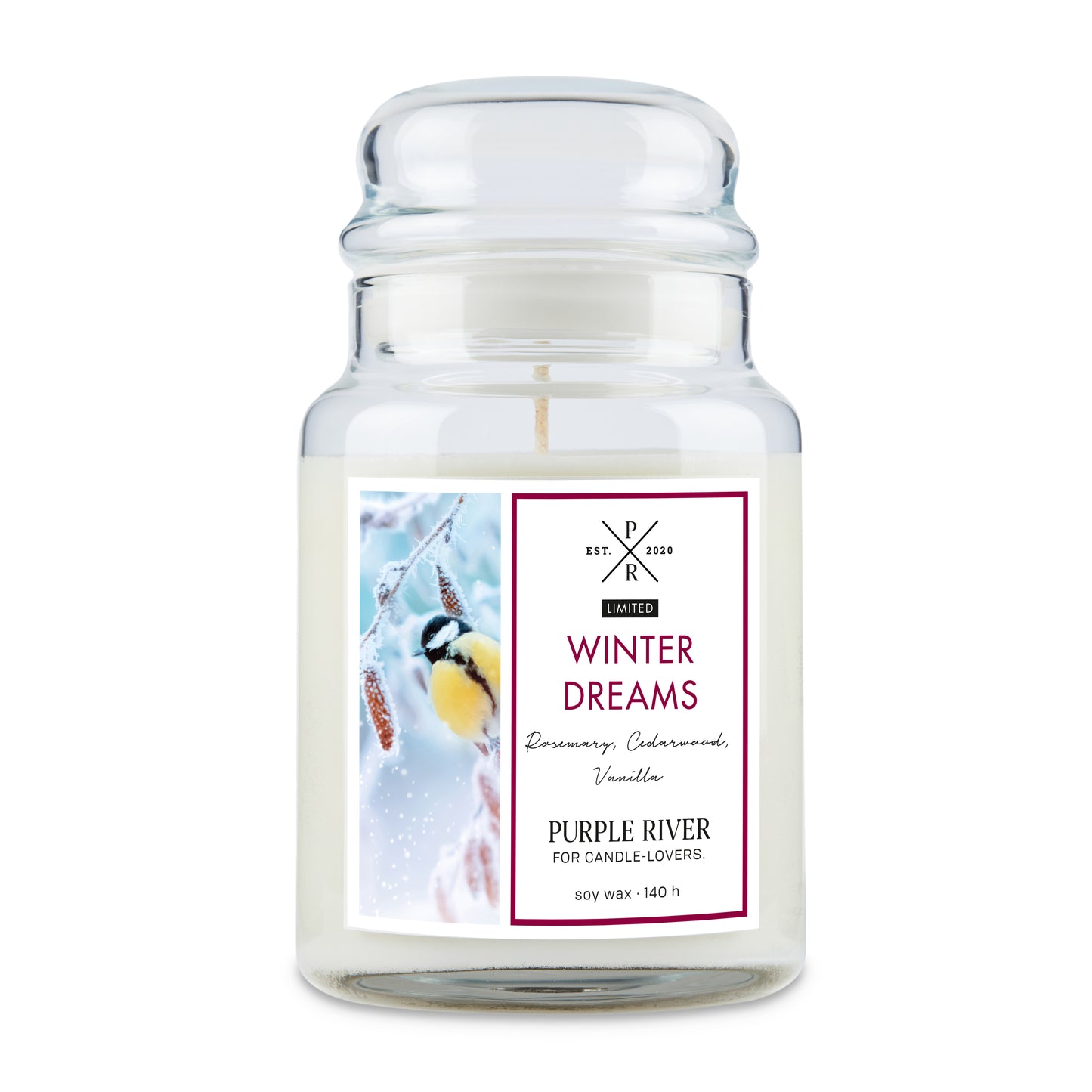 Purple River Scented Candle Winter Dreams 623g