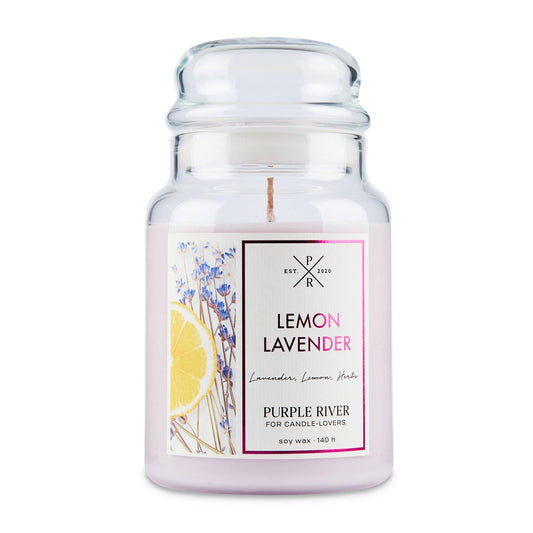 Purple River Scented Candle Lemon Lavender 623g