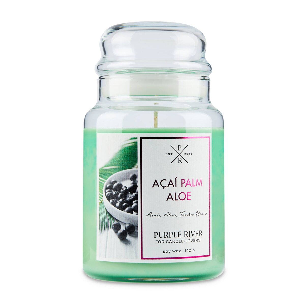 Purple River Acai Palm Aloe Scented Candle