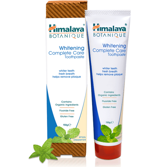 Himalaya BOTANIQUE Whitening Complete Care Toothpaste - Simply Peppermint - 150g