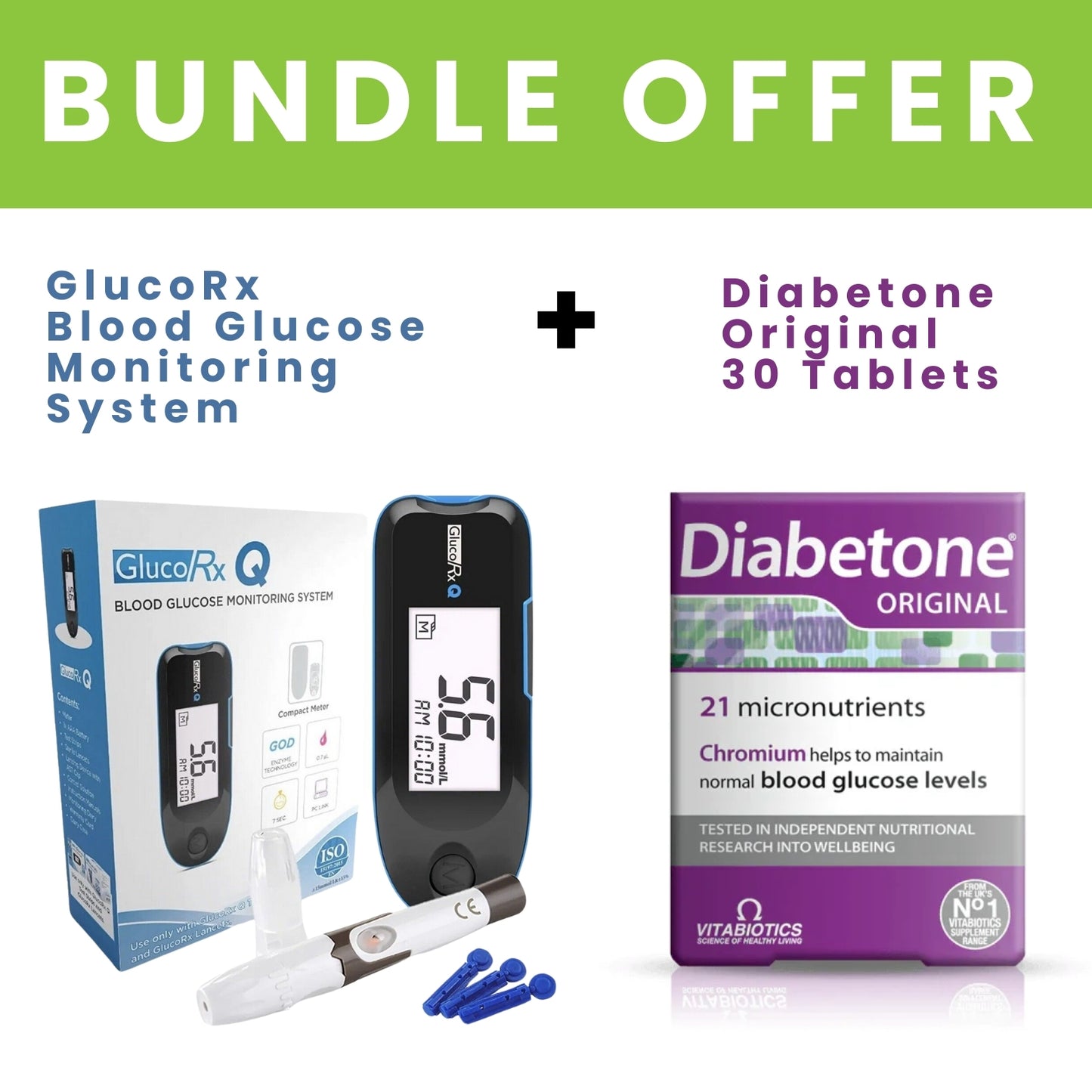 Diabetone Original & GlucoRx Bundle