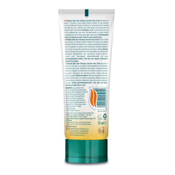 Himalaya Dark Spot Clearing Curcuma Face Scrub