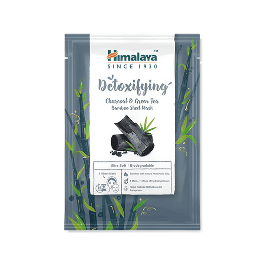 Himalaya Detoxifying Charcoal & Green Tea Bamboo Sheet Mask - 30ml