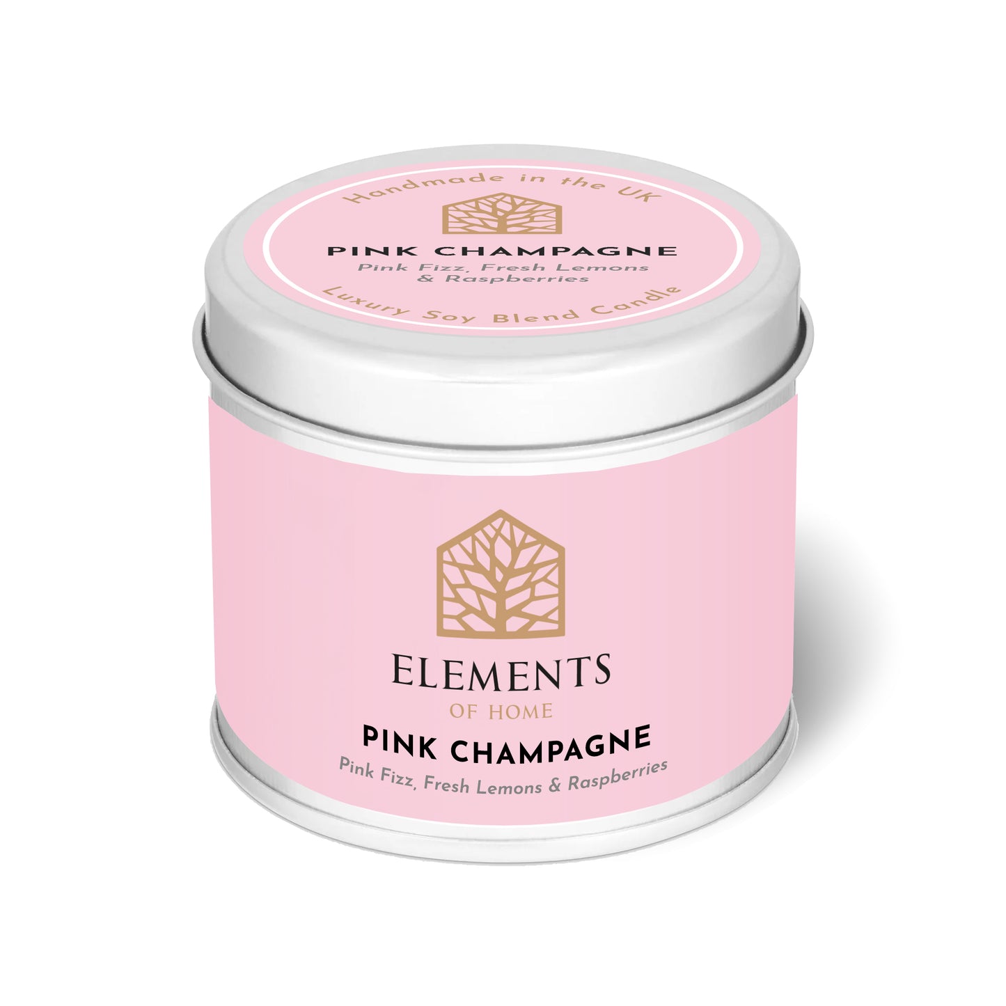 Elements Of Fragrance Pink Champagne Scented Candle 180g