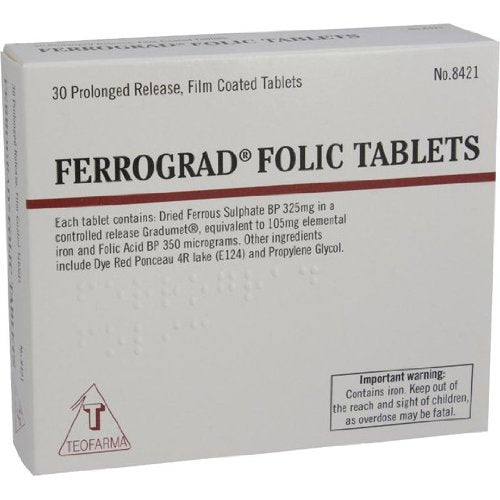 Ferrograd Folic Tablets Pack of 30