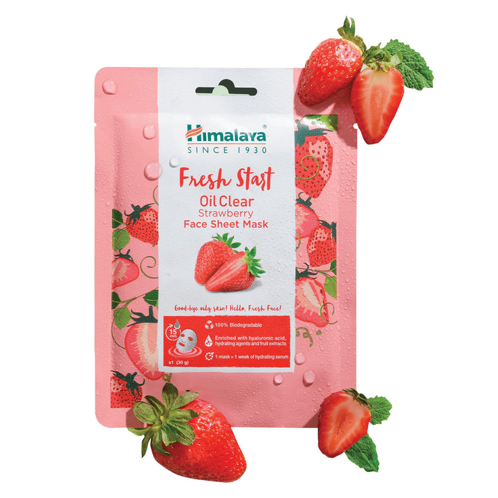 Himalaya Fresh Start Oil Clear Strawberry Face Sheet Mask