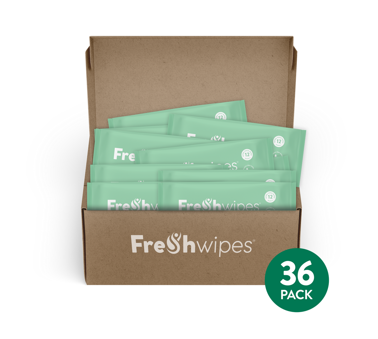 Ocean Fresh Scented FreshWipes Antibacterial/Biodegradable Body Wipes