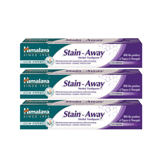 Himalaya Gum Expert Herbal Toothpaste - Stain Away - 75ml (Pack of 3)