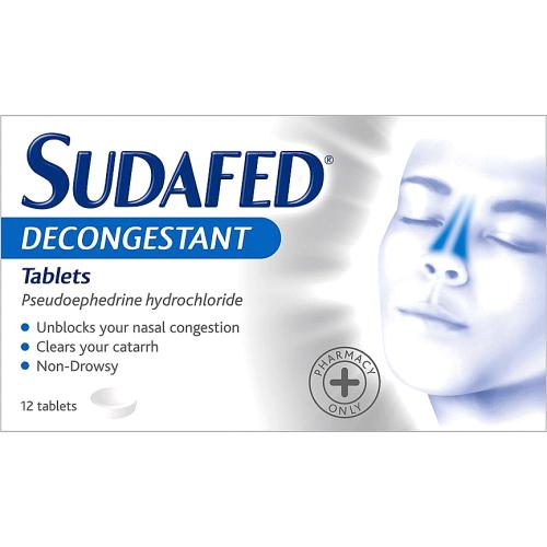 Sudafed Decongestant 