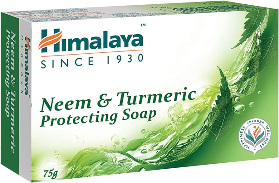 Himalaya Herbal Healthcare Neem and Turmeric Protecting Soap