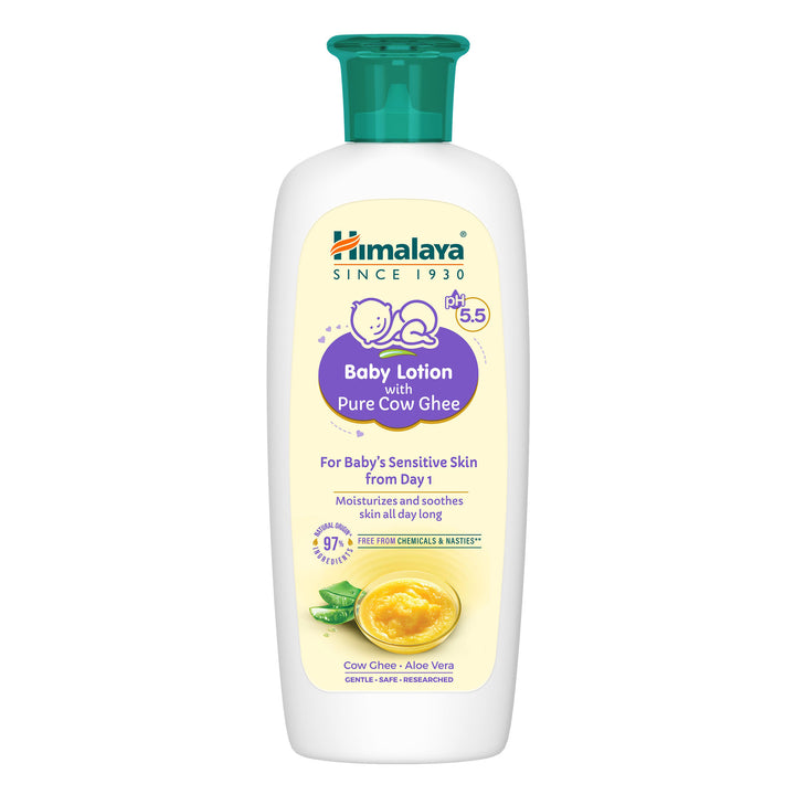 Himalaya Baby Lotion with Pure Cow Ghee - keep baby's skin soft and supple