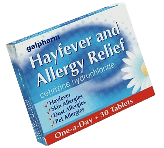 GALPHARM Hayfever and Allergy Relief Tablets: 30 Pack