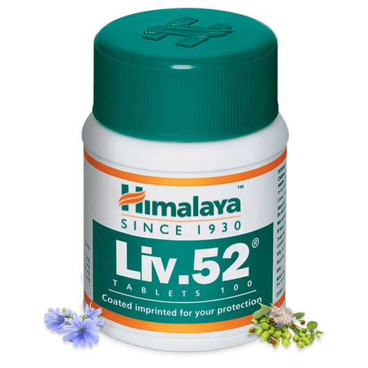 Liv 52 Himalaya 60 Tabs - Liver Support, Detox, Natural Wellness Supplemment