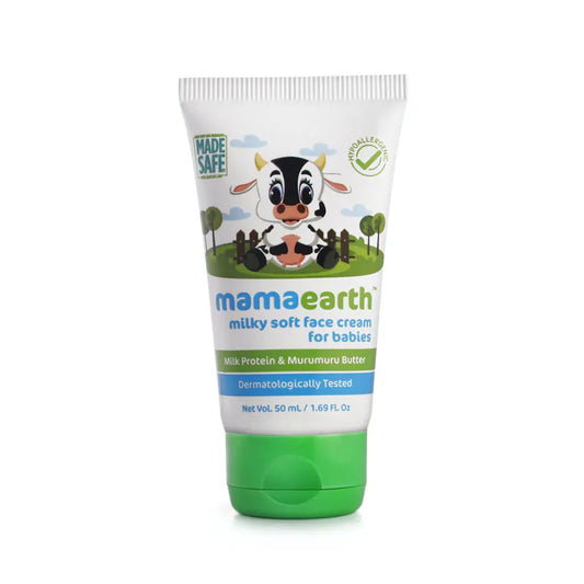 Mamaearth Milky Soft Baby Face Cream, with Murumuru Butter for Babies 60ml