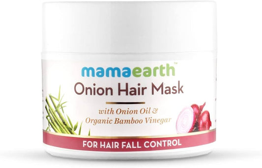 Mamaearth Onion Hair Mask for Hairfall Control with Organic Bamboo Vinegar 200ml