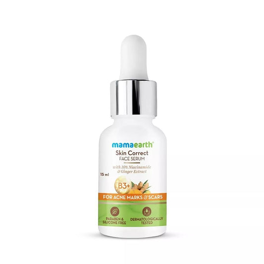 Mamaearth Skin Correct Face Serum with Niacinamide and Ginger Extract 15ml