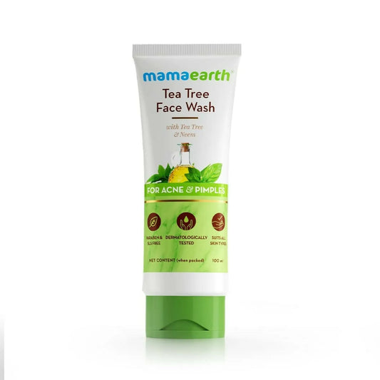 Mamaearth Tea Tree Facewash for Acne & Pimples