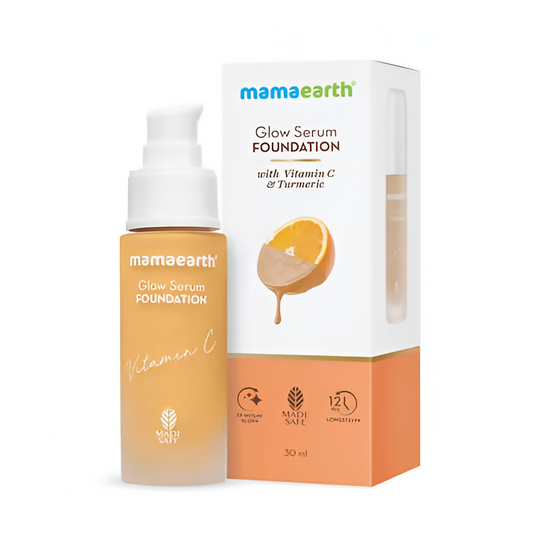 Mamaearth Glow Serum Foundation-Crème Glow